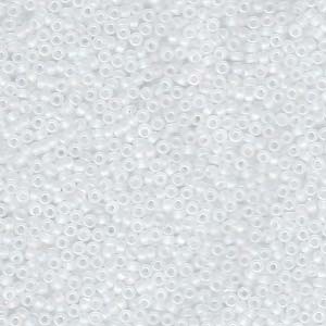 Miyuki Rocailles Perlen 1,5mm 131FR matt rainbow Crystal ca 11gr