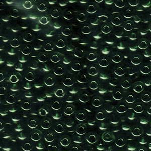 Miyuki Rocailles Perlen 4mm 158 transparent Olive 20gr