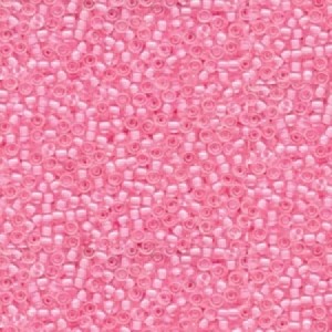 Miyuki Rocailles Perlen 2mm 0207 insinde colorlined Light Pink 12gr