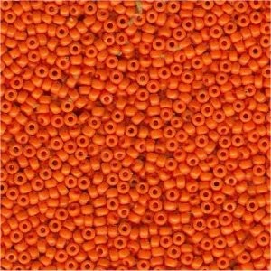 Miyuki Rocailles Perlen 1,5mm 0405 opaque Medium Orange ca 11gr