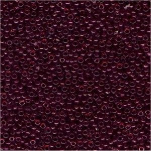 Miyuki Rocailles Perlen 1,5mm 0141D transparent Dark Red ca 11gr