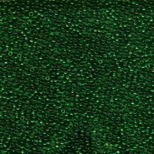 Miyuki Rocailles Perlen 1,5mm 0147 transparent Dark Green ca 11gr