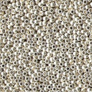 Miyuki Rocailles Perlen 1,5mm 0181 galvanized Silver ca 11gr