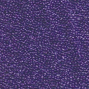 Miyuki Rocailles Perlen 1,5mm 1558 Crystal sparkling Violet lined ca 11gr