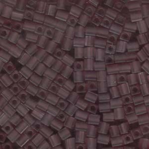 Miyuki Würfel Perlen, Cube, Square Beads 4mm 0142F transparent matt Lilac 20gr