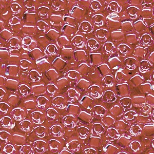 Miyuki Dreieck Perlen, Triangle Beads 2,5mm 1111 colorlined Red 13gr