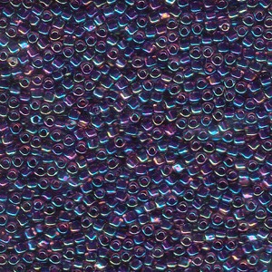Miyuki Dreieck Perlen, Triangle Beads 2,5mm 1832 colorlined Light Rose Violet 13gr