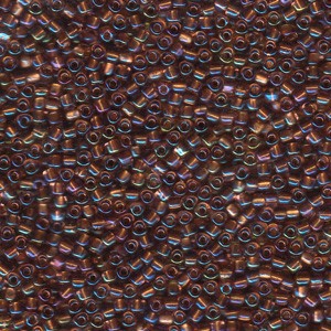 Miyuki Dreieck Perlen, Triangle Beads 2,5mm 1838 colorlined Light Rose Copper 13gr